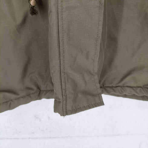 キルティングライナー ボアファー付モッズコート レディース